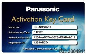  Licencja telefonu systemowego IP
 Panasonic KX-NCS4501 