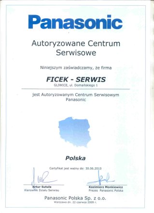 Autoryzowane Centrum Serwisowe Panasonic